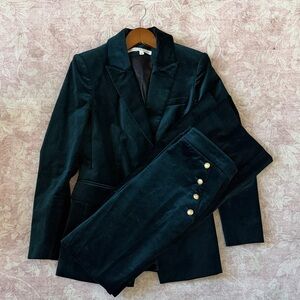 Veronica Beard Velvet Blazer and Pants Set